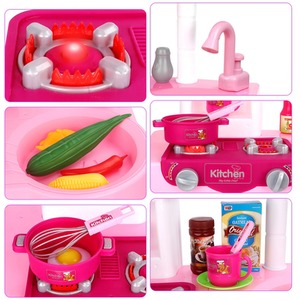 Kitchen Play Set with Lights and Sound by deAO