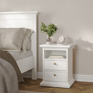 Paris 3 Piece Bedroom Set - White