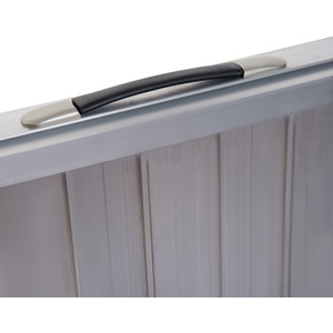 HOMCOM 3ft Aluminium Folding Wheelchair Ramp And Mobility Suitcase - Silver by HOMCOM