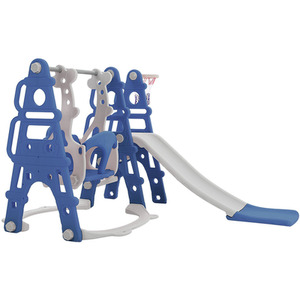 Kidkid Slide and Swing Play Set with Basketball Hoop - Blue by Kidkid