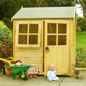 Bunny Playhouse - Brown - Brown by Shire Garden Buildings