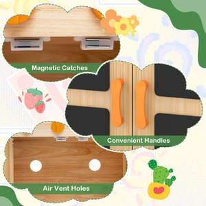 Kids Mud Kitchen with Canopy - Natural by GAINOOM