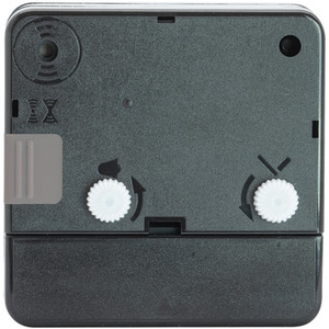 Ingot Analogue Alarm Clock Black - Black by Acctim