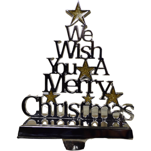 Silver Christmas Stocking Hanger Choice of Song by Samuel Alexander