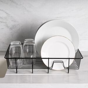 Dish Drainer Plate Rack - Black by OHS