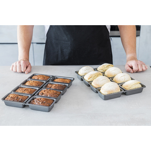 Loaf Tin Eight Hole - Grey by Chicago Metallic