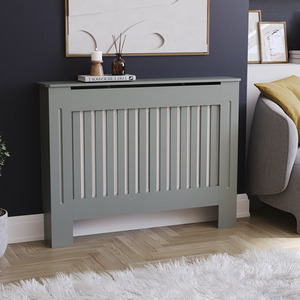Chelsea Radiator Cover - Grey / 112cm by Vida Designs