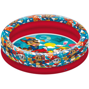 Paw Patrol 3 Ring Paddling Pool - Multicolour
