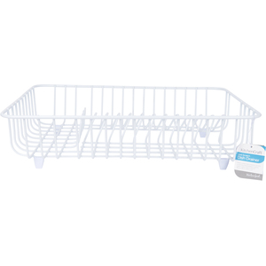 KitchenCraft Dish Drainer 45cm - White by KitchenCraft