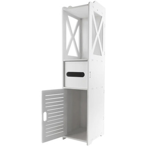 Bathroom Cabinet Storage Unit - White by Wyld and Coco