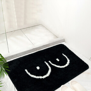 Novelty Bath Mat - Black