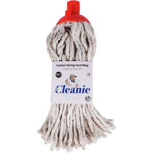 Traditional cord Mop. Replacement Mop Head. Fits all UK sticks. - White by Mr Cleanie