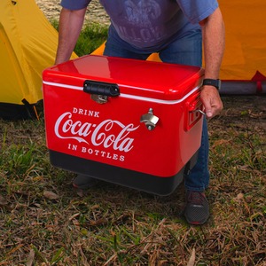 Coca-Cola Ice Chest Cooler 51L - Red by Koolatron