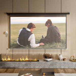 Electric Motorized Projector Screen by Livingandhome
