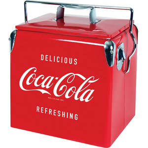 Coca-Cola Retro Ice Chest Cooler 13L - Red by Koolatron