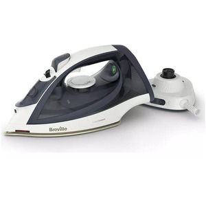 Breville VIN439 Turbo Charge Cordless Iron 2600W Steam Shot Navy - Navy by Breville