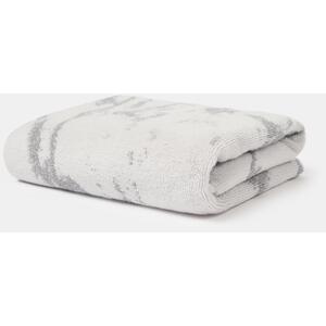 Marble Jacquard Bath Towel - Grey by OHS
