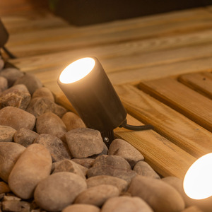 3 Pack Smart RGB IP65 Spotlights - Black by ValueLights