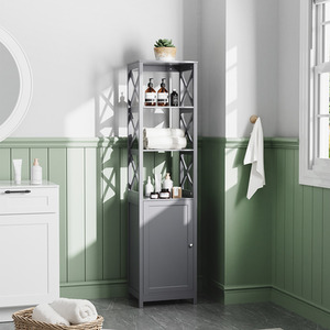 Bathroom Cabinet with Openwork Design by komore