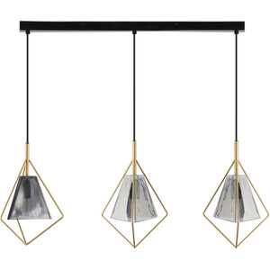 Parker Ceiling Fitting - Black and Gold