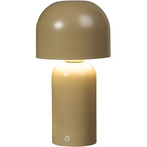 Portable Led Mushroom Table Lamp Taupe - Brown by Lighting Collection