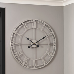 Minimalist Vintage Roman Numerals Wall Clock by Pacific Lifestyle