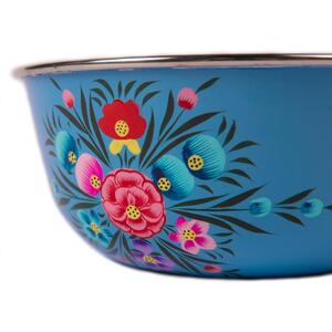 Pansy Picnic Bowl - 21.5cm - Ocean Pansy / 18.5cm by Billy Can