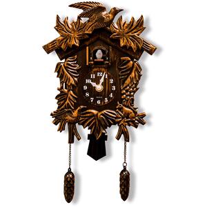 Vintage Cuckoo Clocks - Brown by WALPLUS