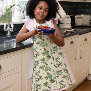 Minibeast Wipe Clean Child Apron - Green/Yellow by Heather Victoria Design