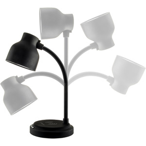 Groov-e Astra Lamp Wireless Charging and BlueTooth Speaker - Black by Groove