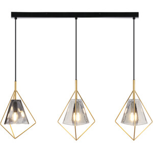 Parker Ceiling Fitting - Black and Gold