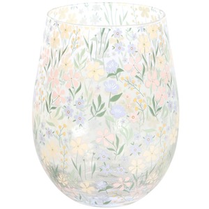 Ditsy Floral Glass - clear by Gloriously Good