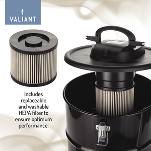 Valiant Ash Vacuum Cleaner 1000W 20 Litre - Black by Valiant