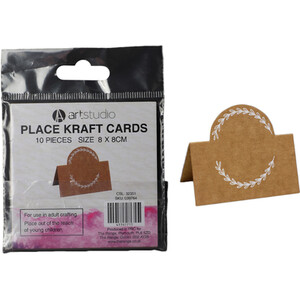 Place Kraft Cards by Art Studio