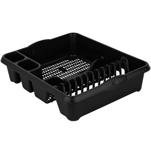 Black Dish Drainer - Black by STORM TRADING GROUP