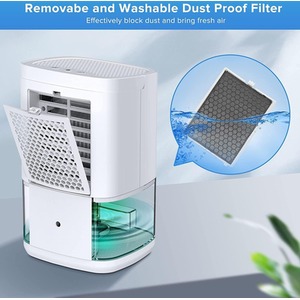 Portable Dehumidifier for Home and Office - White
