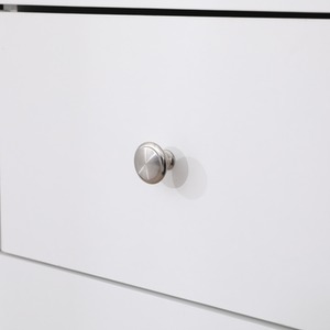 HMD White Wooden Bedroom 3 or 4 Pieces Set - White / 79cm / 40cm / Chipboard with melamine paper. / 30kg by HMD Furniture