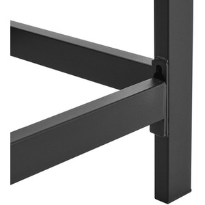 Iron Powder Coated Firewood Logs Holder - Black by Livingandhome