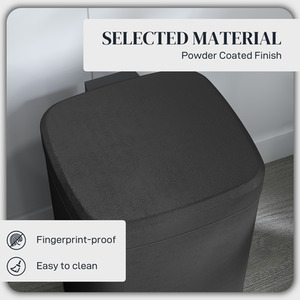 HOMCOM Kitchen Pedal Bin Fingerprint Proof by HOMCOM
