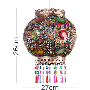 Bazaar Bronze Ceiling Pendant Shade - Bronze by ValueLights