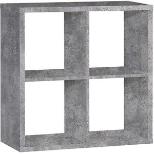 Mauro 2x2 Shelving Unit - Concrete Grey