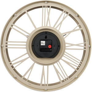 White Round 3D Clock - White