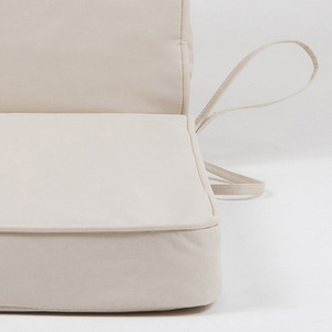 Icon Indoor Outdoor Chair Cushion with High Back - White / 4 by Icon