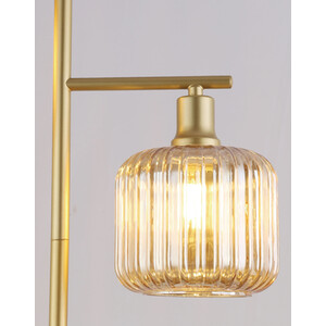 Micah Floor Lamp - Champagne and Gold