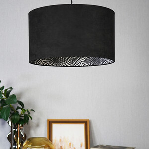 Black Zebra Shade - Black and White