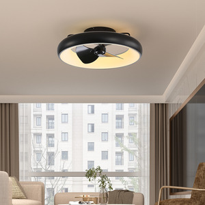 Circular LED Fan Light with Acrylic Light Ring by komore