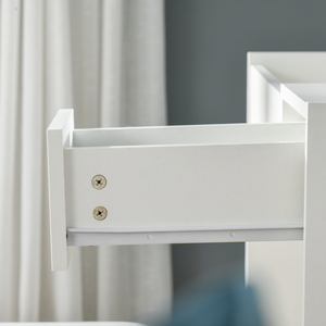 HOMCOM Dressing Table Set With Mirror - White by HOMCOM