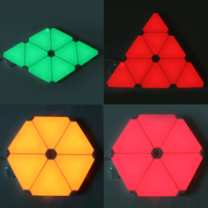 Smart Triangle Light Set with 6pcs Triangle Lights - Neutral by EnerJ Smart