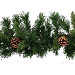 Deluxe Christmas Princess Garland with 180 Tips and 14 Pine Cones - Green by Samuel Alexander