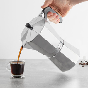 Aluminium Stovetop Espresso Maker - Silver / 600ml by VonShef